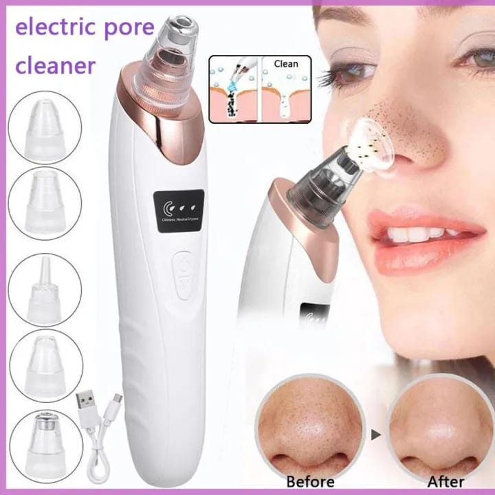 5-in-1 Blackhead Remover – Rechargeable Vacuum Pore Cleaner & Acne Extractor for Skincare